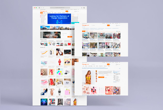 Сайт крупнейшего рынка в Китае Yiwu Go